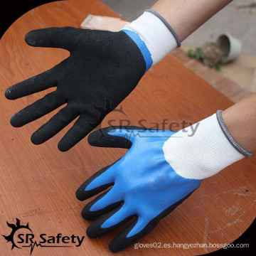 SRSAFETY de alta calidad antideslizante Sandy Nitrile guantes de China al por mayor